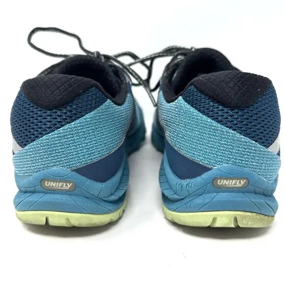 Merrell All Out Charge Trail Running Shoes Womens Sz 9.5 HyperWrap360 Blue Green - Picture 4 of 14